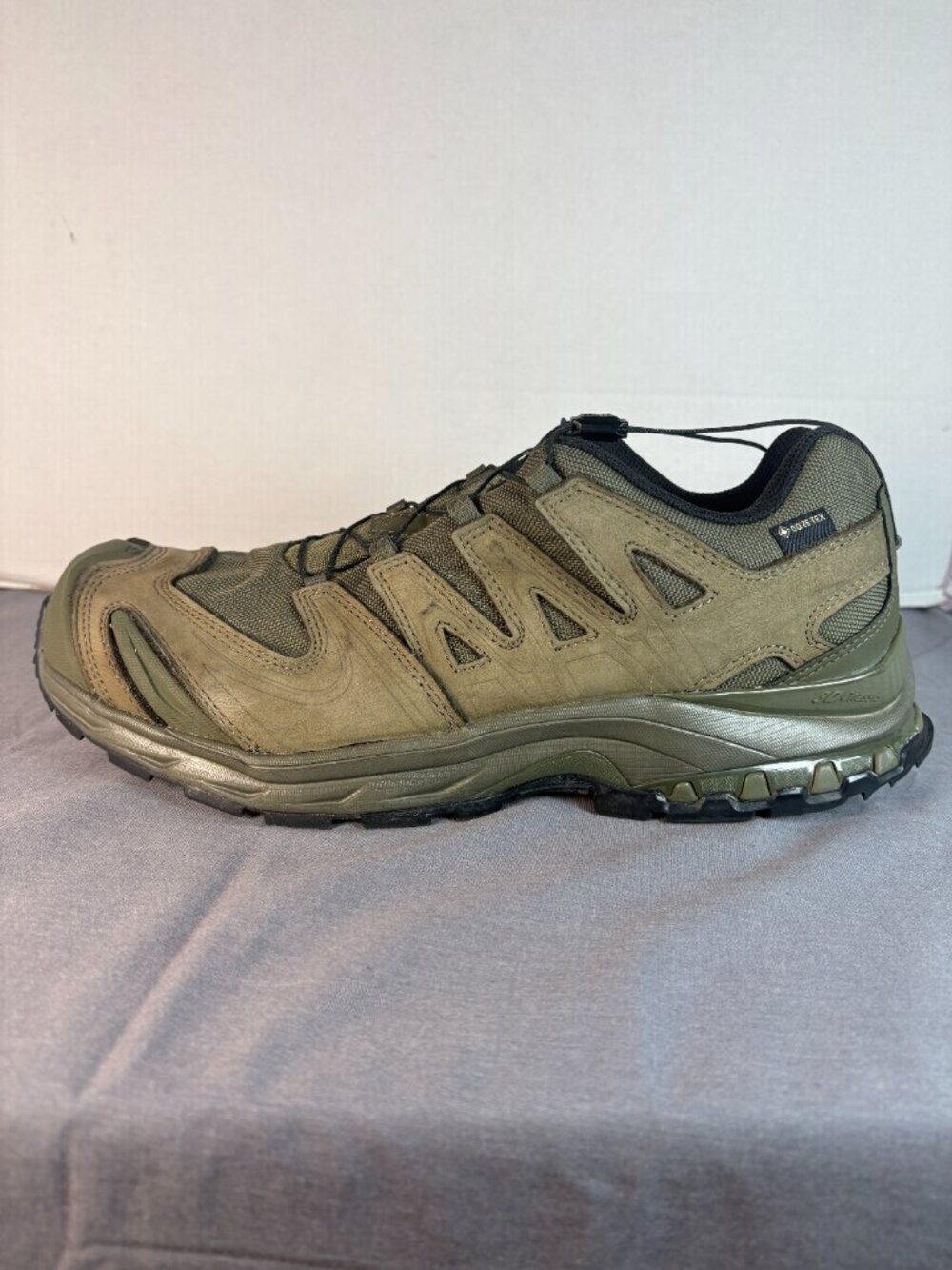 Salomon Mens XA Forces GTX Tactical Shoes Ranger Green Gore-Tex Low. Size 12
